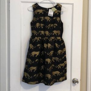 Anthropologie panther dress size 2